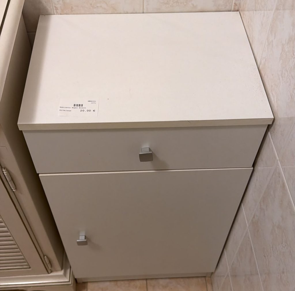 Mobiletto Bagno Bianco Usato 1071