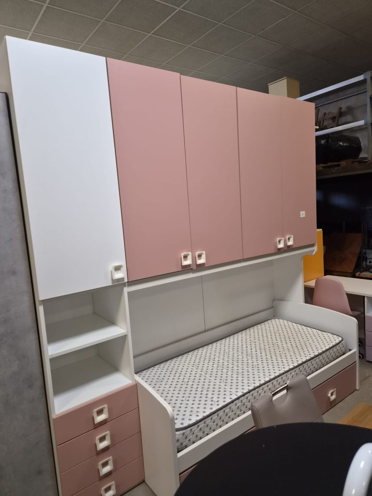 Cameretta A Ponte Con Due Letti E 2 Materassi Usata 5276/U