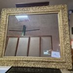 Specchio Con Cornice Dorata Usato 5259/u