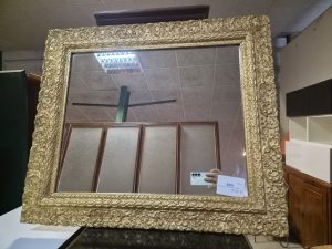 Specchio Con Cornice Dorata Usato 5259/u