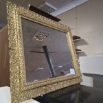 Specchio Con Cornice Dorata Usato 5259/u