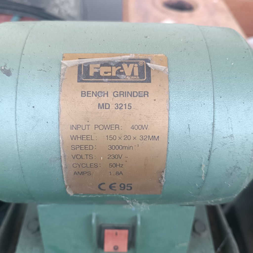 Mola Elettrica Doppia Da Banco 5375/U