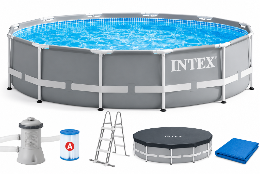 Piscina Tonda Intex 3,05 X 76 Usato 4673