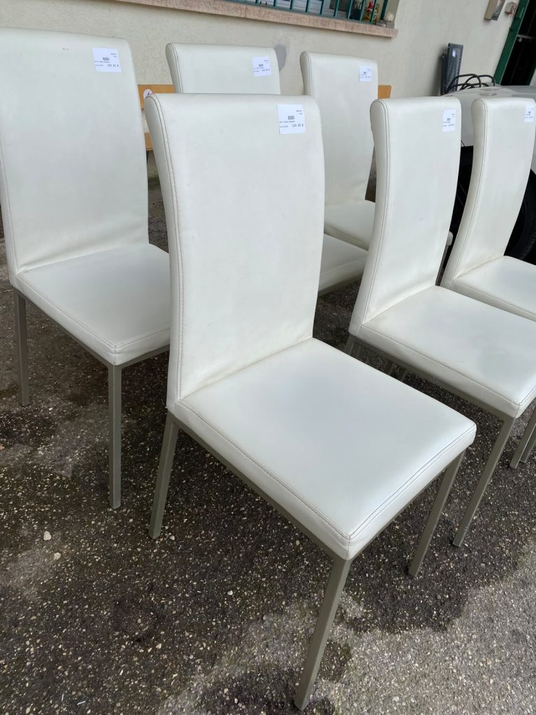 Set 6 Sedie Bianche Usate 1113