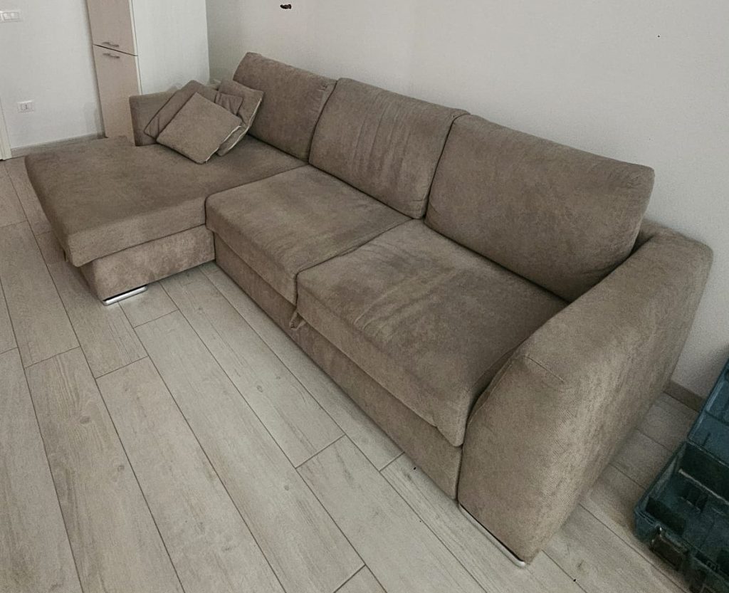 Divano Letto Angolare Federici Sofa' Usato 1174