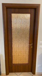 Porta Da Interno Con Vetro In Mezzo Completa Usata 5513/U