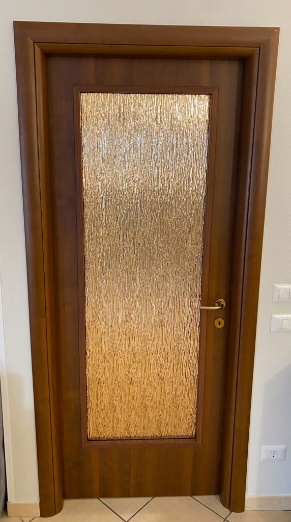 Porta Da Interno Con Vetro In Mezzo Completa Usata 5513/U