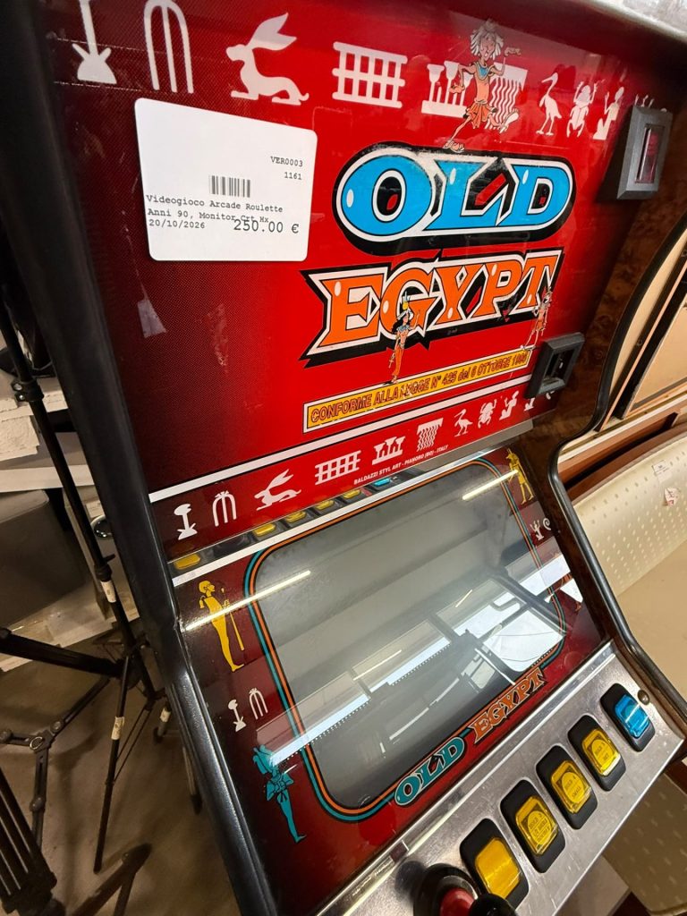 Videogioco Arcade Roulette Anni 90 , Monitor Crt Hx Usato 1161