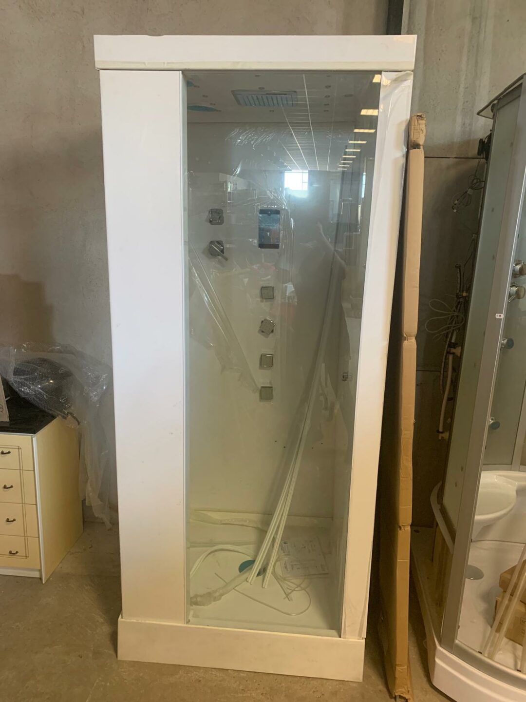 CABINA DOCCIA MODELLO LUX 3 95X95 IDROMASSAGGIO (Manca seduta) - immagine 5