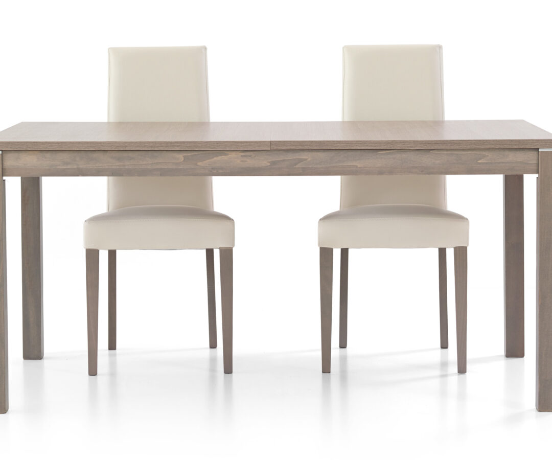 Sedia struttura legno colore tortora imbottita in ecopelle tortora  Art. 578 - X2 PEZZI - immagine 2