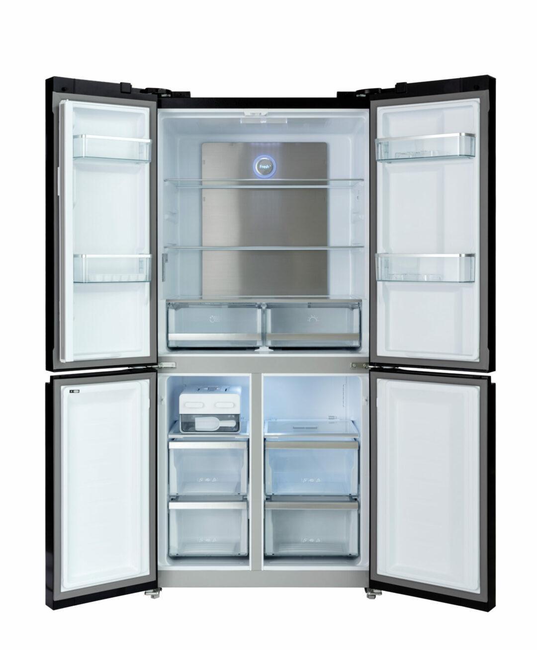 Frigorifero Americano Cross Door GRF CC83836BG Vetro Nero Total no frost [Classe di efficienza energetica A++] - immagine 2