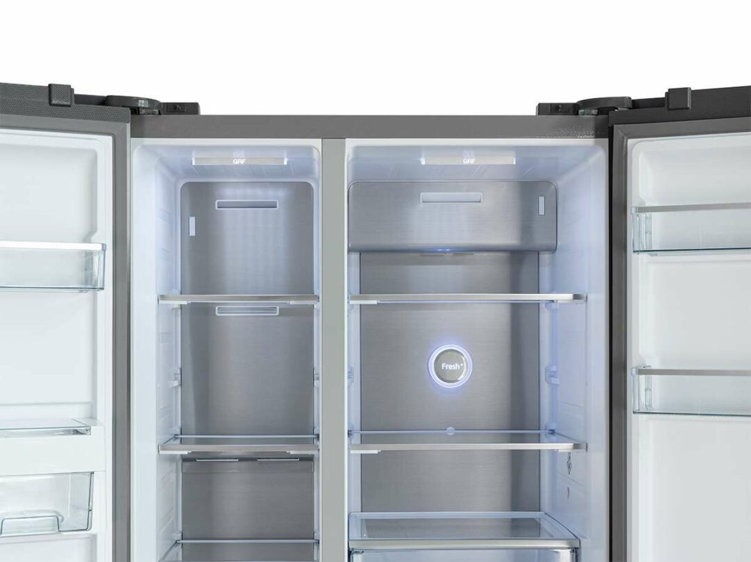 Frigorifero Americano GRF Tre Porte con Cantinetta  Total no frost T9183WINXG Vetro Inox - immagine 5