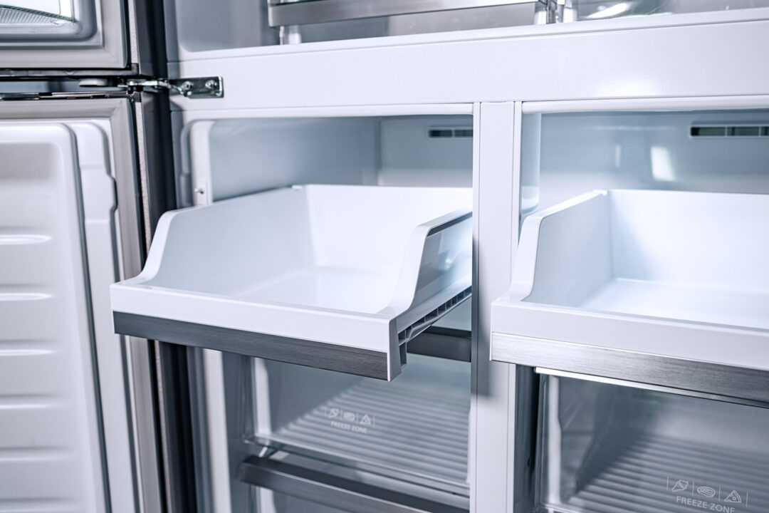 Frigo Americano GRF 4 Porte CA91831BG Total No Frost Classe A++ VETRO NERO - immagine 5