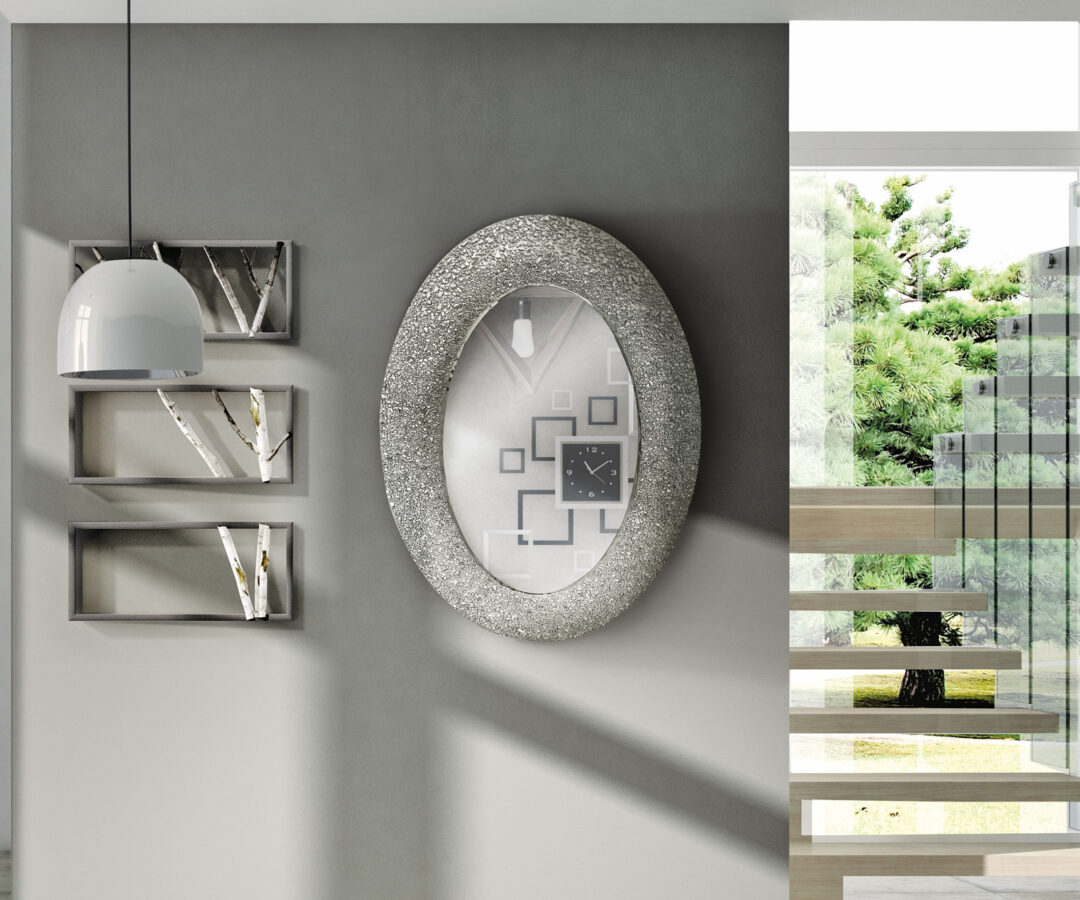 SPECCHIERA ARGENTO 90X65