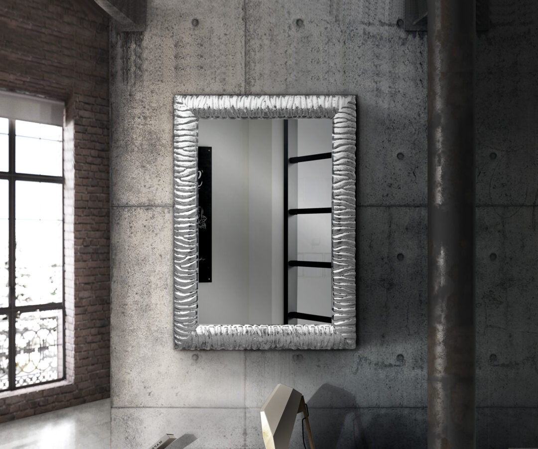 SPECCHIERA ARGENTO 70X100