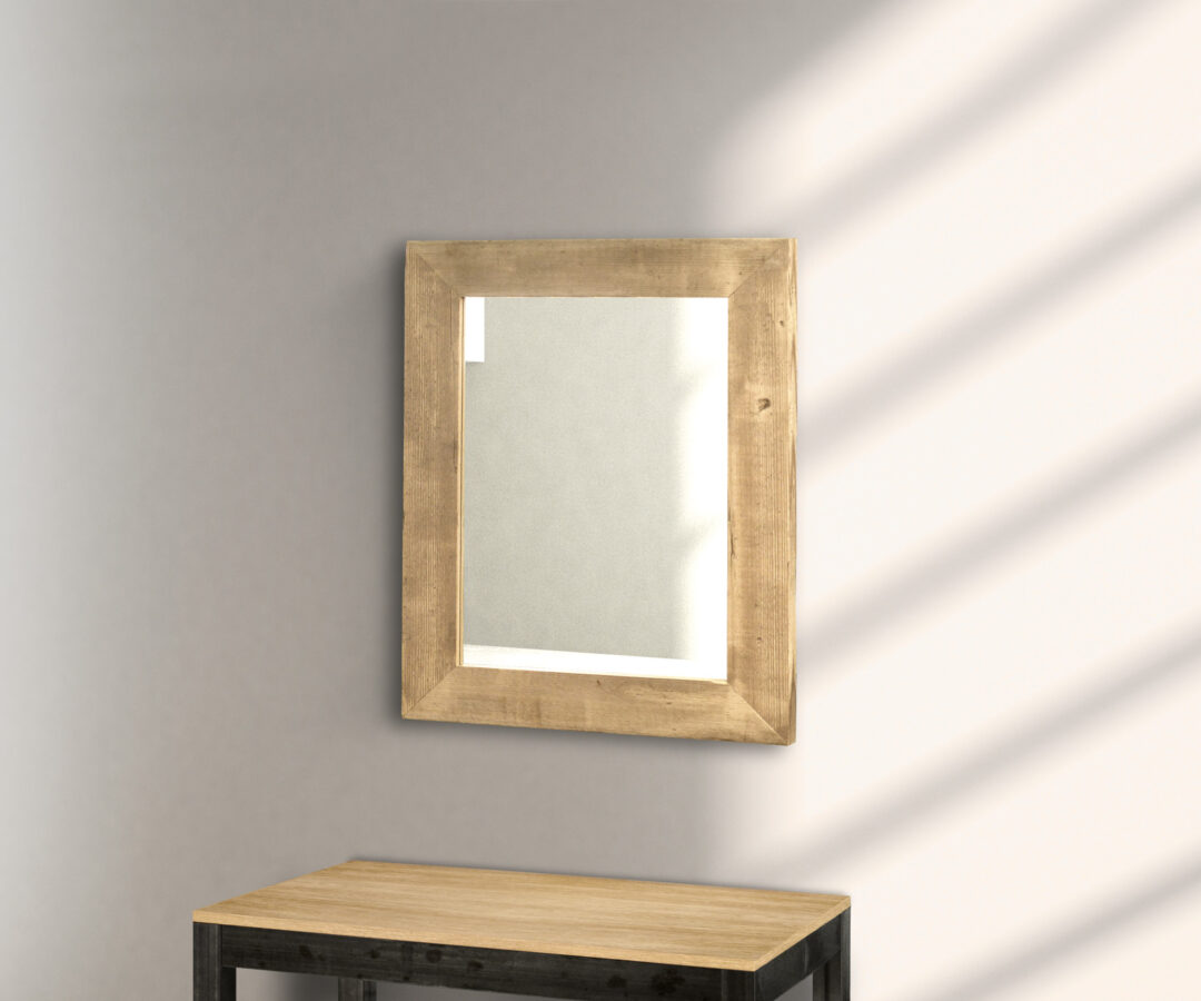 SPECCHIERA IN LEGNO PRIMA PATINA 97x76