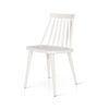 Sedia country chic in legno di faggio colore bianco opaco ART. 775 –  X2 PEZZI