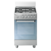 cucina TECNOGAS 50x50  Forno Gas   4 Fuochi  INOX - D12XS