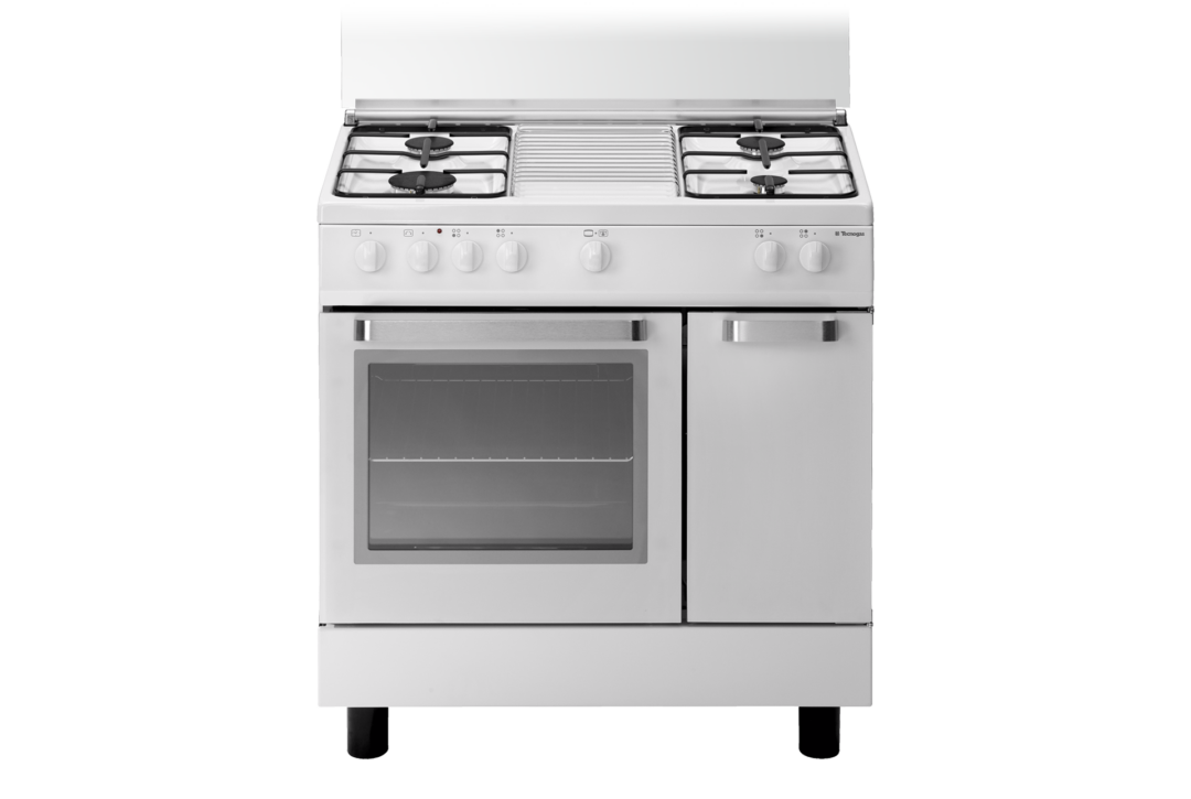 cucina TECNOGAS 80x50  Ripostiglio Forno Gas   4 Fuochi - D822WS