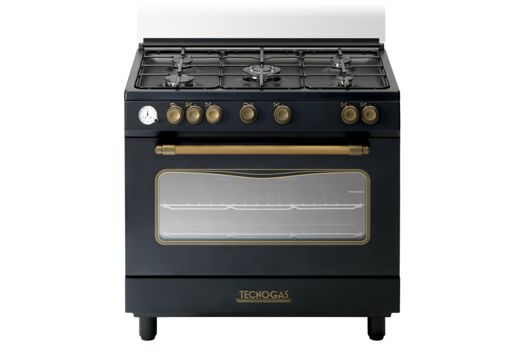 cucina TECNOGAS 90x60  Forno Gas Vent.   5 Fuochi  - D965GVN