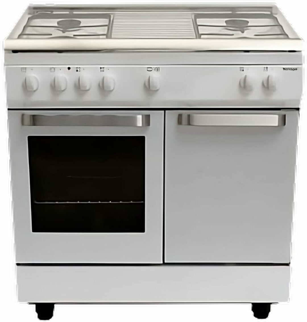 cucina TECNOGAS 80x50  Portabombola Forno Gas   4 Fuochi  BIANCA - D832WS - immagine 2