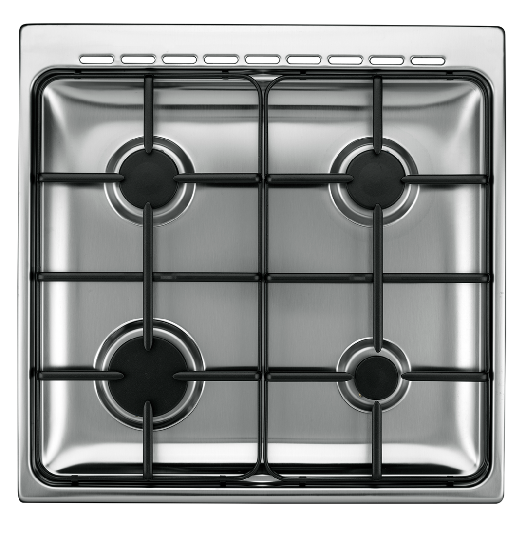 cucina TECNOGAS 60x60  Forno Gas   4 Fuochi  INOX - D62NXS - immagine 3