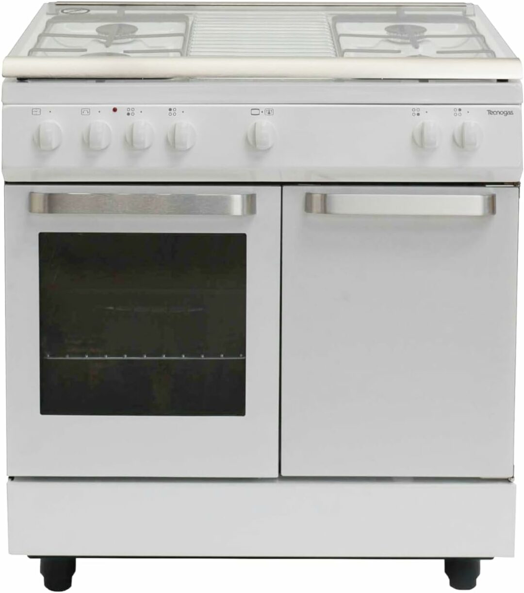 cucina TECNOGAS 80x50  Portabombola Forno Elettrico  4 Fuochi  BIANCA - D833WS - immagine 2