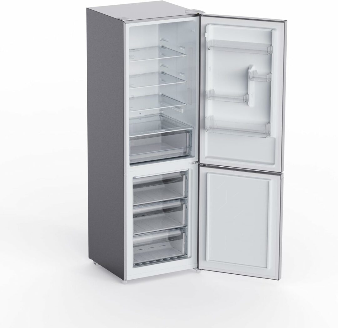 FRIGORIFERO Combinato TECNOGAS 60x185  TOTAL NO FROST  finitura porta inox - TBMF18NFX - immagine 4