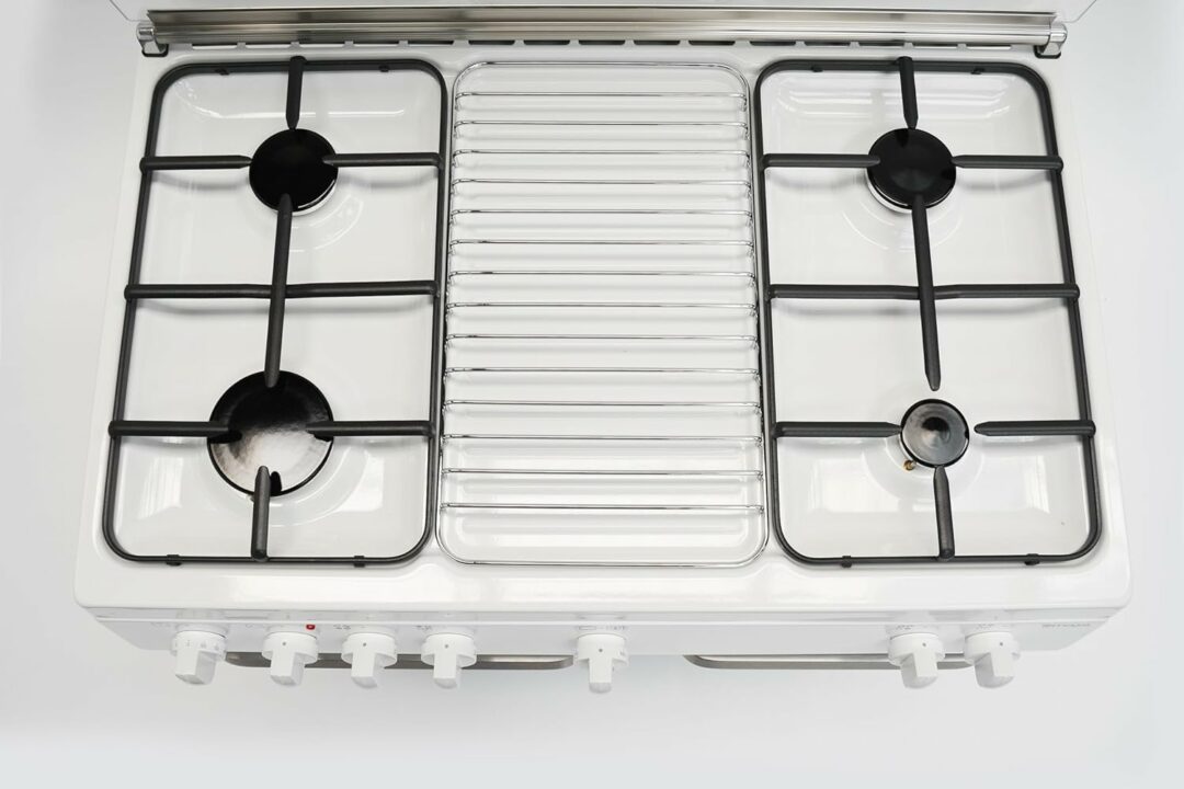 cucina TECNOGAS 80x50  Portabombola Forno Elettrico  4 Fuochi  BIANCA - D833WS - immagine 7