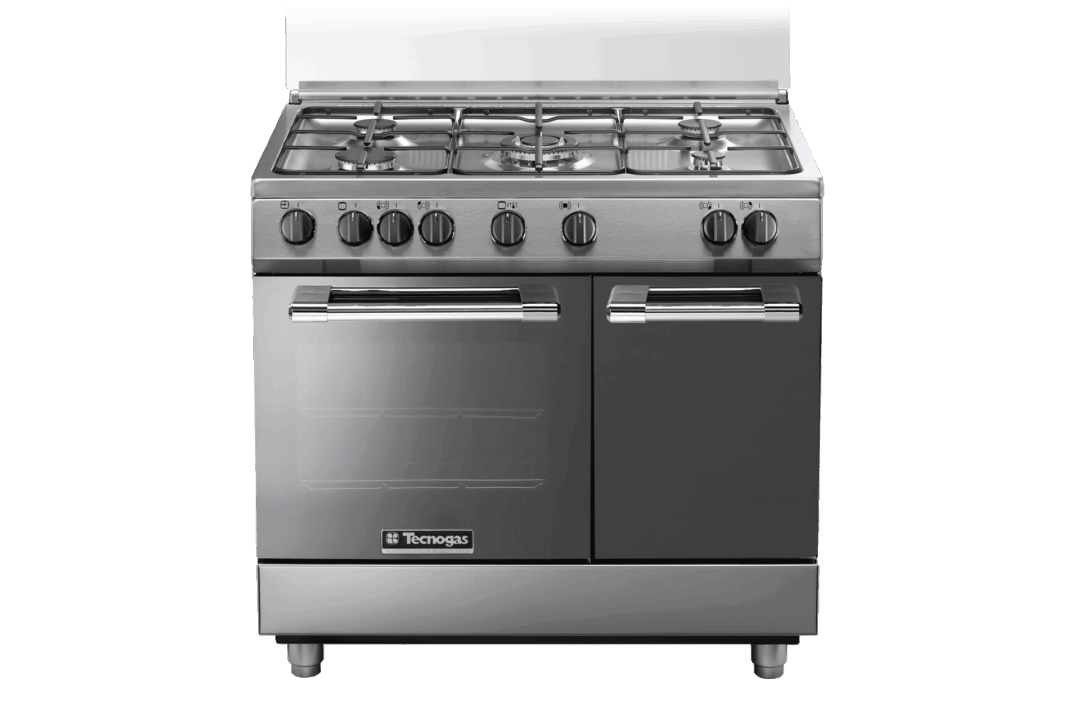 cucina TECNOGAS 90x60  Portabombola Forno Gas Vent.   5 Fuochi - PB965GVX