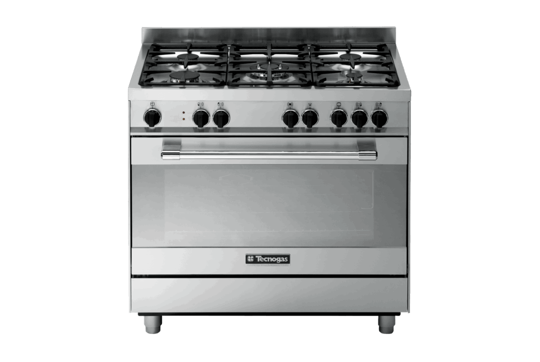 Cucina TECNOGAS 90x60  Forno Gas Ventilato 5 Fuochi - PTV998XS