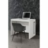 Scrivania consolle allungabile con porta allunghe bianco frassinato – Art. 1837