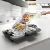 Barbecue Elettrico DE LONGHI 2450 Watt - BQ 80.X - immagine 2