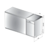 Lavastoviglie Indesit 45 cm Slim 10 Coperti Libera installazione -DSFE 1B10S - immagine 3