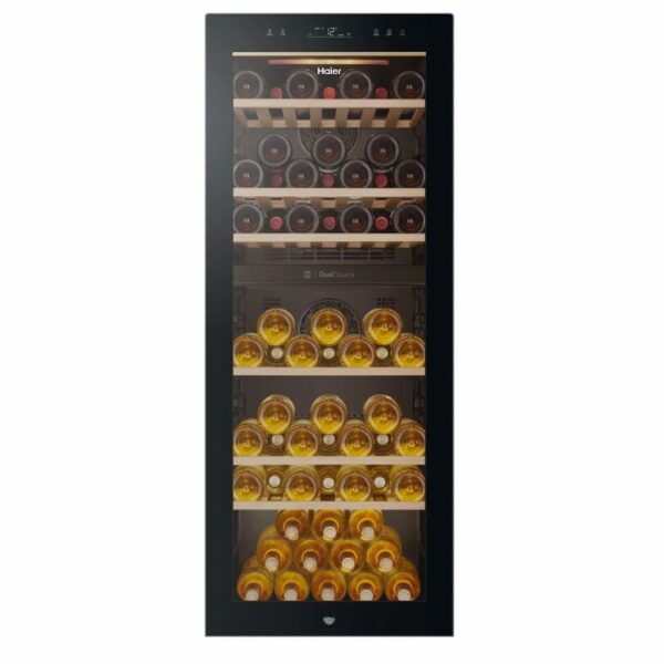 Cantinetta Vino Haier 77 Bottiglie Wi-Fi Luci a LED e Vetro Anti UV - HWS77GDAU1