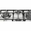 Piano Cottura HOTPOINT ARISTON 4 Fuochi a Gas 60 cm - PCN 641 T/IX - immagine 2