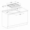 Piano Cottura HOTPOINT ARISTON 4 Fuochi a Gas 60 cm - PCN 641 T/IX - immagine 4