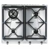 Piano Cottura SMEG 4 Fuochi a Gas 60 cm - SRV564GH3