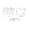 Piano Cottura SMEG 5 Fuochi a Gas 70 cm - SRV575GH5 - immagine 2