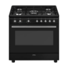 Cucina Smeg Con Forno Ventilato E Piano Cottura Gas - CX91GMBL