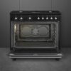 Cucina Smeg Con Forno Ventilato E Piano Cottura Gas - CX91GMBL - immagine 2