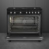 Cucina Smeg Con Forno Ventilato E Piano Cottura Gas - CX91GMBL - immagine 6