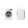 Lavatrice Slim LG 7 Kg Centrifuga 1200 giri - F2WV3S7S4E - immagine 9