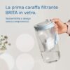 Caraffa Filtrante BRITA 2.5 Litri in Vetro Trasparente e Bianco - 1046673 - immagine 2