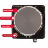 Fornello elettrico ARDES 1 piastra 1500W - AR1F19 - immagine 5