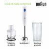 Frullatore ad immersione BRAUN - MQ10.201M - immagine 8