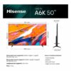 Smart TV HISENSE 50 Pollici 4K Ultra HD Display LED - 50A69K - immagine 6