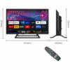 SMART TECH Smart TV 24 Pollici HD Ready DLED - 24HV10T3 - immagine 3