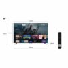 Smart TV TCL 50 Pollici 4K Ultra HD Display QLED HDR Dolby Atmos - 50C645 - immagine 2