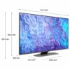 Smart TV SAMSUNG 50 Pollici 4K Ultra HD Display QLED - QE50Q80CAT - immagine 2